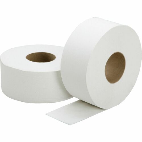 SKILCRAFT Toilet Tissue, Jumbo Roll, 2-Ply, 3.7"x1000',12RL/BX, White