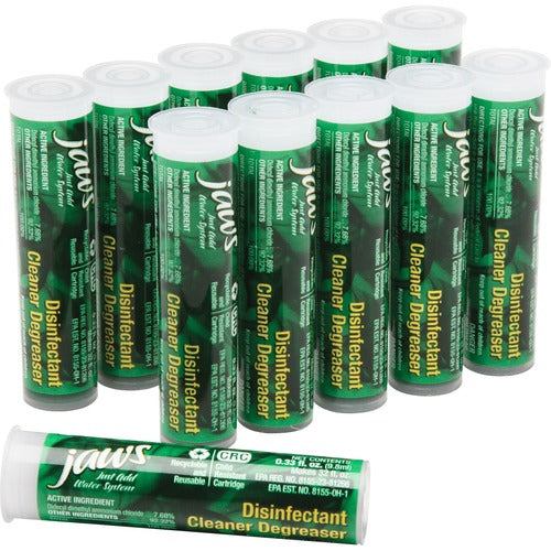 SKILCRAFT JAWS Refill Cartridges,Disinfectant Cleaner Degrsr,12/BX,GN