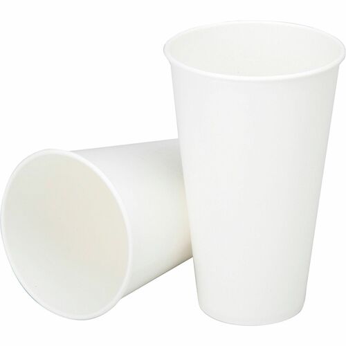 SKILCRAFT Paper Cups, Hot Liquids, 12oz., 1000/BX, White