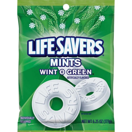 Mars, Inc Life Savers Mints, Wint-O-Green, 6.25 oz/PK