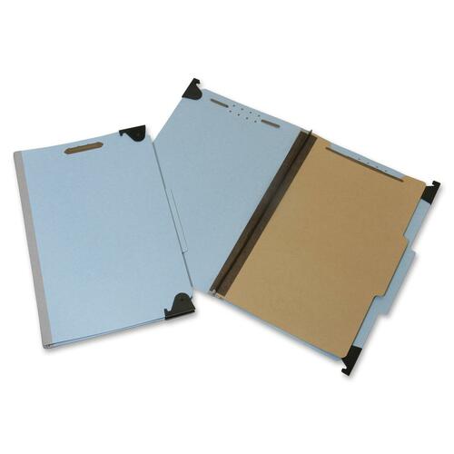 SKILCRAFT Hanging File Folder,25 Pt,1 Div,1" Cap,Legal,5/BX,LBE