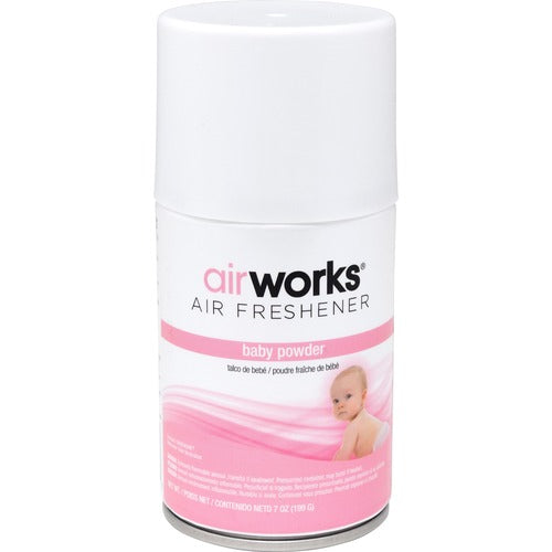 Hospeco Air Freshener,Baby Powder,Metered Spray,f/Airworks,7oz,12/CT