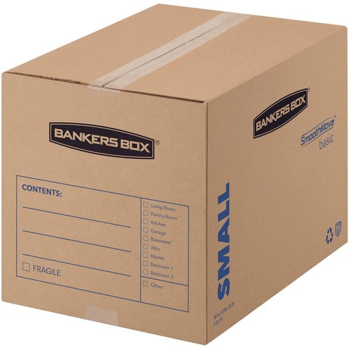 Fellowes Small Moving Boxes, 25/CT, Kraft-FEL7713801