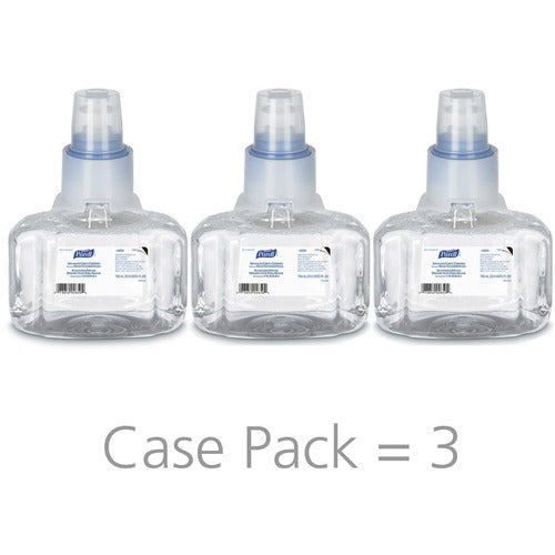 Gojo Hand Sanitizer Refill f/LTX-7, 700ml, 3/CT, Clear-GOJ130403CT