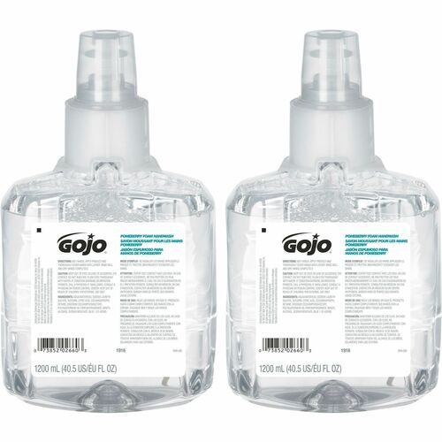 Gojo Foam Handwash, f/LTX-12,1200ml, 2/CT, Pomeberry/LBE-GOJ191602CT