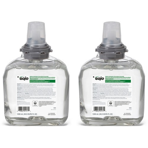 Gojo Green Seal Foam Handwash Refill, 1200ml, 2/CT, Clear-GOJ566502CT