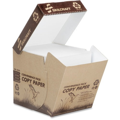 SKILCRAFT Copy Paper,Reamless,92GE,20 lb,8-1/2"X11",2500Shts,WE
