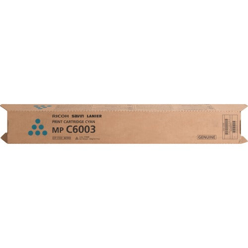 Ricoh Office Products Toner Cartridge, f/ MPC6003, 22500 Page Yield, CYN