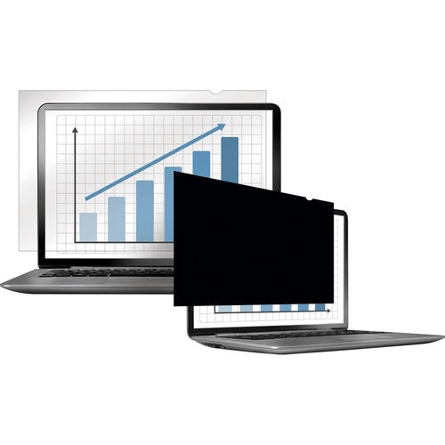 Fellowes Privacy Filter, 14"W, Mon/Lap, Black-FEL4812001
