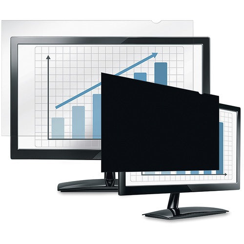 Fellowes Privacy Filter, Blackout, f/24" Wide-screen, 16:9, Black-FEL4811801