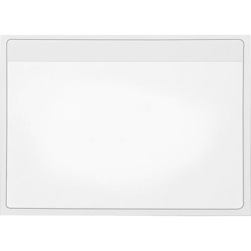 Cardinal Pockets f/Index Cards, Self-Adh, 6-1/4"x4-9/16", 100/BX, CL