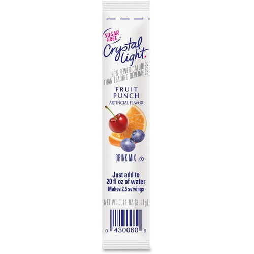 Kraft Foods Crystal Light Sticks, 0.16oz., 30/BX, Fruit Punch