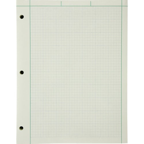 Tops Engineer Pads,Ruled 5x5 Sq/Inch,200 Shts/Pad,8-1/2"x11",GN