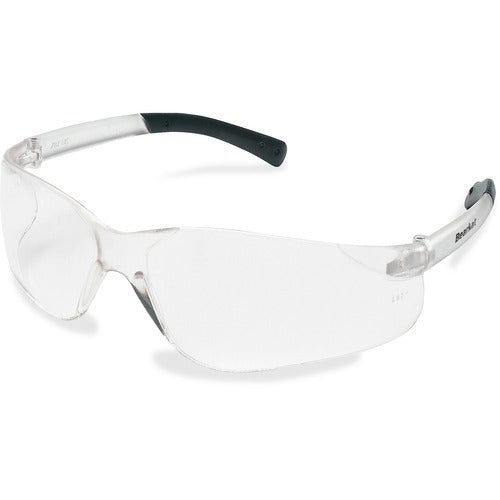 MCR Safety Safety Glasses, Nonslip Temple Grip, Clear