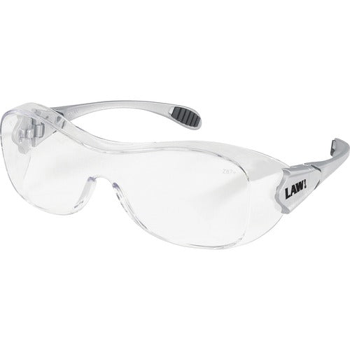 MCR Safety Safety Glasses, Anti-Fog, Over Glass, Clear