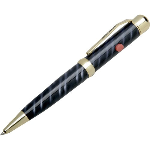 SKILCRAFT Ballpoint Pen/Laser Pointer,Med. Point,Metal Barrel,Blue Ink