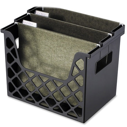 Officemate Desktop File Organizer, 13-1/4"Wx8-5/8"Dx10-3/4"H, Black