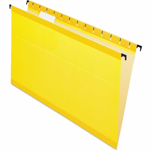 Pendaflex Hanging Folder, 1/5 Cut Tabs, Legal, 20/BX, Yellow