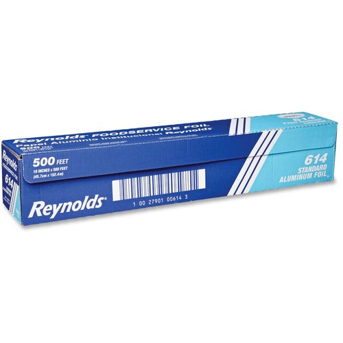 Pactiv Corporation Aluminum Foil Roll, 18"x500', Standard Roll, Silver