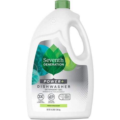 Seventh Generation Ultra Power Plus, Dishwasher Gel, 65oz, Fresh Scent