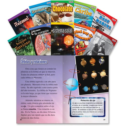 Shell Education Teacher Created Materials Time For Kids Book Set 3, Spanish, Gr 2, 10/ST
