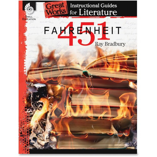 Shell Education Teacher Created Materials Instructional Guide Book, Fahrenheit 451, Grade 9-12, Multi