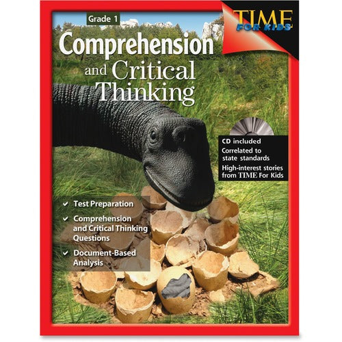 Shell Education Teacher Created Materials Comprehension/Critical Thinking Resource, w/CD, Grade 1