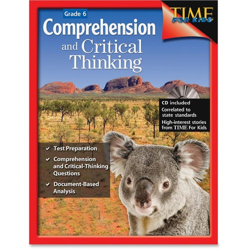 Shell Education Teacher Created Materials Comprehension/Critical Thinking Resource, w/CD, Grade 6