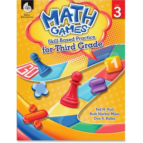 Shell Education Teacher Created Materials Teaching Resource, Math Games Skills Practice, Grade 3