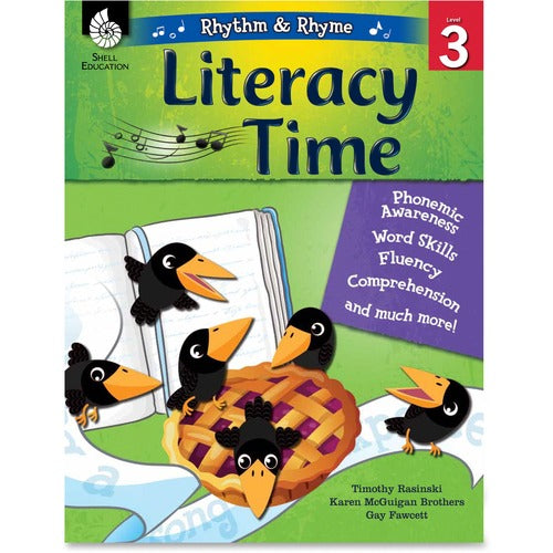 Shell Education Teacher Created Materials Poem Lesson Book, Rhythm & Rhyme, Literacy Time, Grade 3