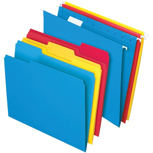 Pendaflex Hanging Folders, Letter, 9-3/5"Wx13"Lx1-9/10"H, 24/BX, AST