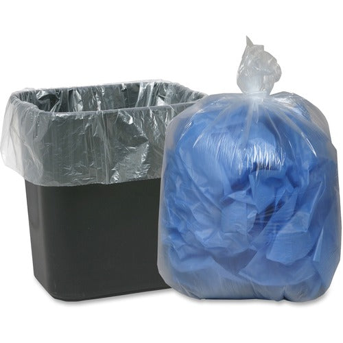 Webster Trash Bags, 7-10 Gallon, .6 mil, 24"x23", 500/CT, Clear