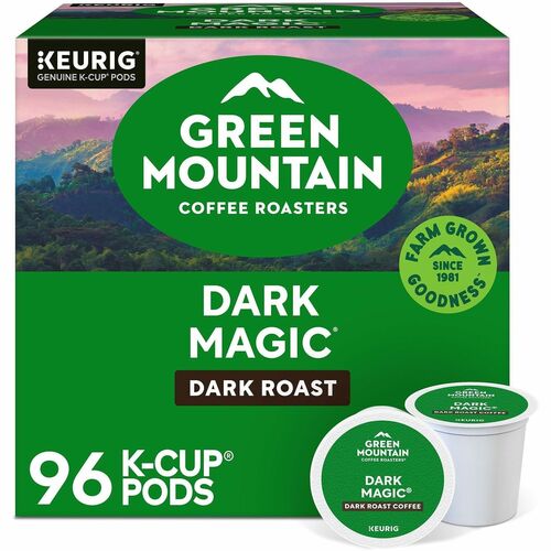 Green Mountain Coffee,Dark Magic,Dark Roast,K-Cup,24/BX,4BX/CT-GMT4061CT