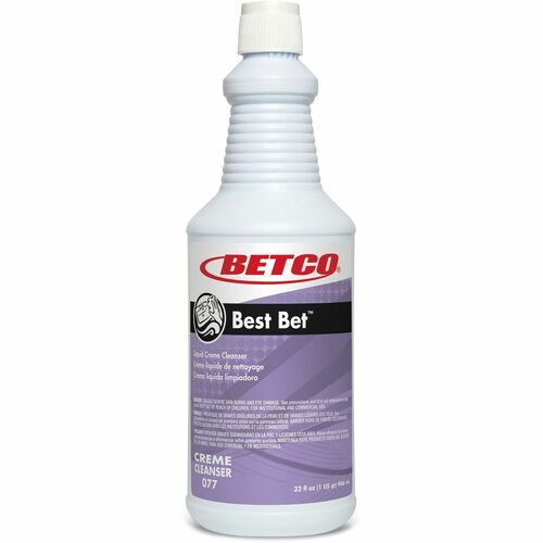 Betco Corporation Cleanser, Cream, Jeweler-grade Abrasive, 32oz, White