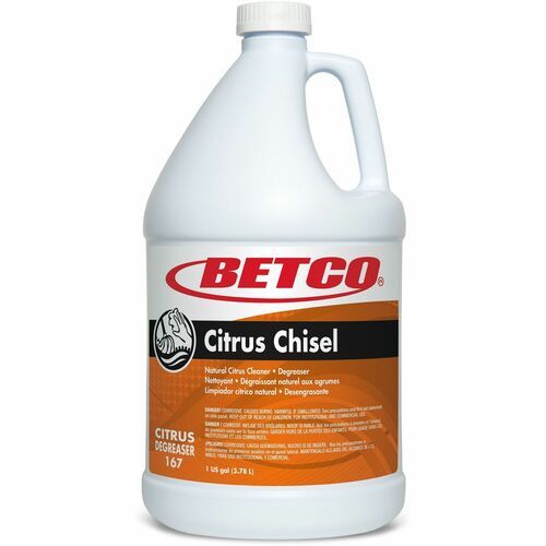Betco Corporation Cleaner/Degreaser,Conc,Hvy-dty,Citrus,1 Gal 4/CT,Orange