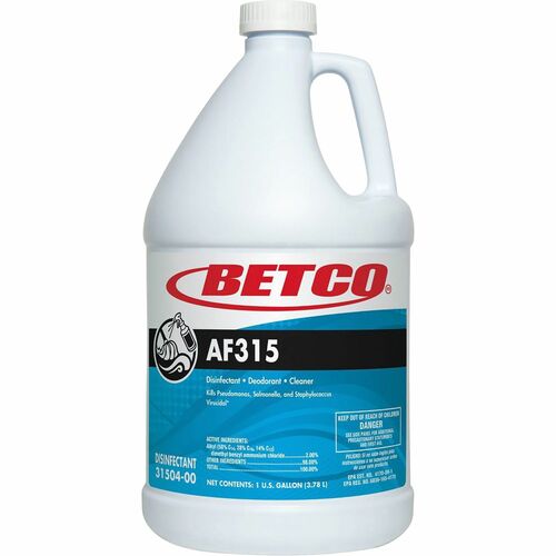 Betco Corporation Disinfectant/Detergent/Deodorant,Conc,1 Gal,Turquoise