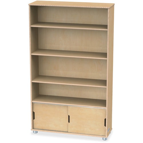 Jonti-Craft, Inc. Bookshelf, TrueModern, 4 Shelf, 60"x36"x12",Baltic