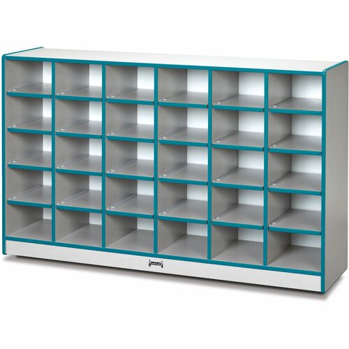 Jonti-Craft, Inc. Cubbie Storage Unit,30 Bin,No Trays,29-1/2"x48"x15",TL Edge