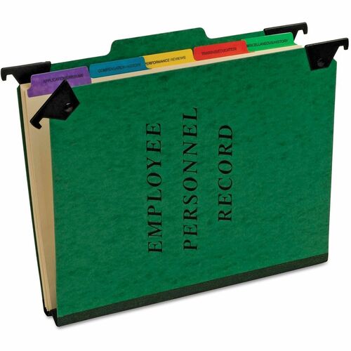 Pendaflex Personnel Hanging Folders, 9-1/2"x11-3/4", 2" Exp., Green