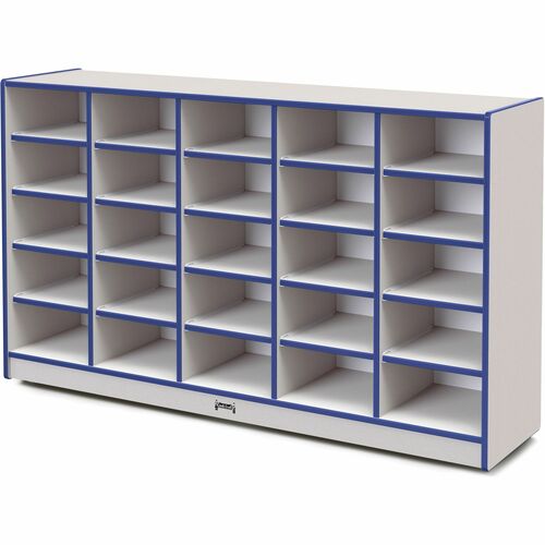 Jonti-Craft, Inc. Mobile 25 Tub Storage,No Bins,35.5"x60"x15",Blue