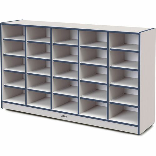 Jonti-Craft, Inc. Mobile 25 Tub Storage,No Bins,35.5"x60"x15",Navy