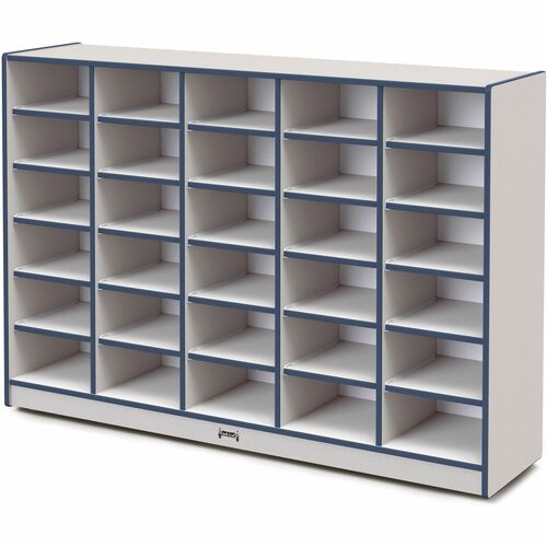 Jonti-Craft, Inc. Mobile 30 Tub Storage,No Bins,42"x60"x15",Navy