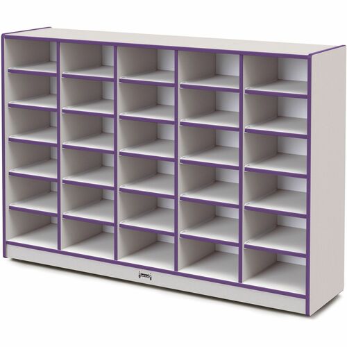 Jonti-Craft, Inc. Mobile 30 Tub Storage,No Bins,42"x60"x15",Purple