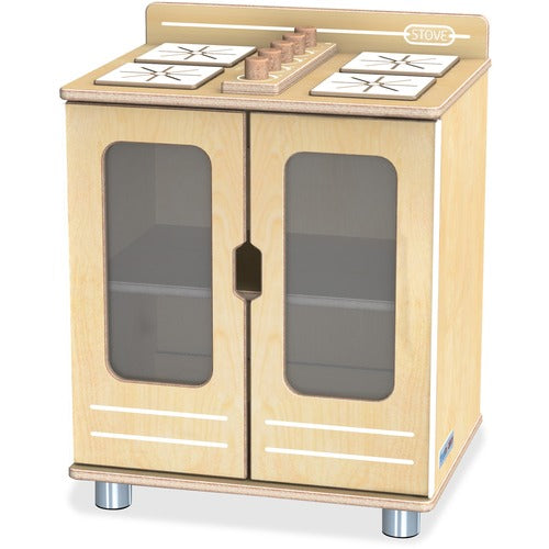 Jonti-Craft, Inc. Play Kitchen, TrueModern, Stove, 25"x20"x15", Baltic