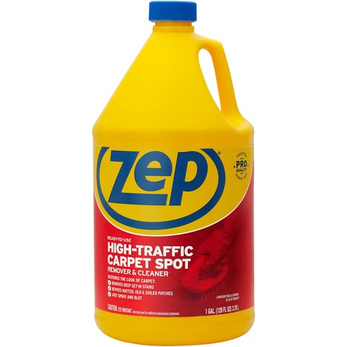 Zep Commercial Carpet Cleaner, High Traffic, Refill, 1 Gallon