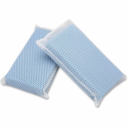 SKILCRAFT All-Purpose mesh Scrubbers, 5"x3-1/2"x1-1/4", 24/BX, BE