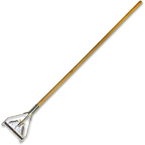 Genuine Joe Mop Handle, Quick Change, Heavy-Duty, Natural-GJO80260