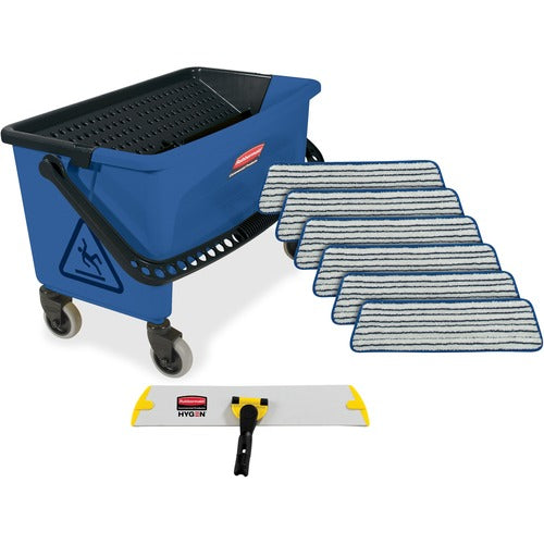 Rubbermaid Commercial Products Finish System Kit, Mircofiber, 18" Pads