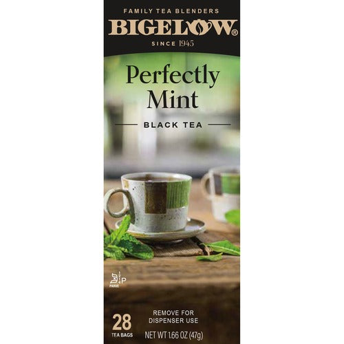 Bigelow Mint Black Tea, 8oz., 28/BX, Multi