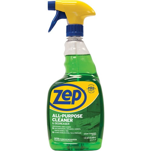 Zep Commercial All-Purpose Cleaner, Degreaser, Spray, 32oz,GN